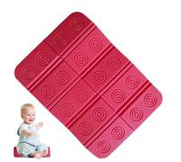 Genérico Wooden Bathroom Mat - Foldable Waterproof Shower Floor Mat 36x26x0.5cm | Quick-Dry XPE Sit Pad For Sauna, Bathroom, Outdoor Use | Portable Bath Ḿat For Home and Holiday