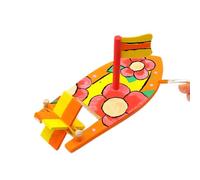 Genérico Wooden Boat Decor - DIY Canoe Craft | Desktop Ornament