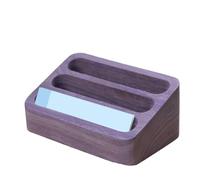 Generico Wooden Business Card Holder - Desktop Card Display Rack, Organizer For Desk | Multiple Visiting Cards For Men Women Office Home Practical Stylish Accessory Use