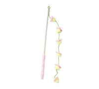 Genérico Wooden Cat Teaser - Wood 15.7 Inch Anti Slip Handle | Cat Wand Toy, InteractiveCat Teaser, Wooden Fruit ShapeCat Stick, Kitten Exercise Toy For Indoor Play, Teeth Grinding Toys | Pet Play