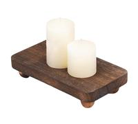 Genérico Wooden Display Shelf, Stackable Storage Rack, 3.94x2.76in Decorative Home Organizer, Multi Purpose Shelf Rack for Photo Albums, Aromatherapy Candles, Perfumes and Decor