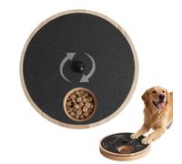 Genérico Wooden Dog Scratching Post with Reward Box - Treat Compartment Nail File | Non-Slip Rotating Paw File For Dogs | Interactive Grooming Tool For Ñail Care, Positive Reinforcement Training