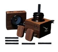 Genérico Wooden Doll, Shaking Figure, Motion-Swing Man with 2.36x1.97x3.94in Size, Desk Ornament for Living Room, Dorm, Bedroom, Air Vent, Decoration, Toy, Auto-Activated, Shelf, Display