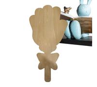 Genérico Wooden Flowers - Hand Print Funny Elegant, Reusable Craft Decorations with Design, Mothers Day Crafts for Kids, Women Mom Home Decor, Office Apartment Shelf Desk Celebration Birthday Holiday