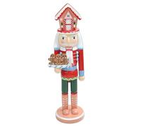 Genérico Wooden Gingerbread Man Nutcracker - Christmas Tabletop Decor