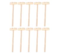 Genérico Wooden Hammer Chocolate Crusher Toy Set | Cute Handcrafted Toy Hammers | Smooth Burr Free Wood Props For Kids Party Games Chocolate Breaking Pretend Play Classroom Activities