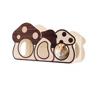 Genérico Wooden Hamster House - Ccozy for Gerbil and Small Animal with Climbing | Natural Wood Construction, Featuring Chew-Friendly Design and Easy Access Entrance