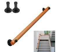 Genérico Wooden Handrails for Indoor Steps on Wall, Indoor Loft Railings for Elderly, Corridor Support Bar(200cm)