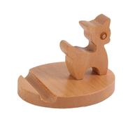 Generico Wooden Phone Holder Stand-Solid Beech Desktop Smartphone Dock, Cell Phone Support For Desk & Nightstand, Universal Tablet Stand For Home Office & Travel | For