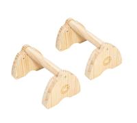 Genérico Wooden Push Up Bars - Parallettes Set of 2 | Solid Pine Wood