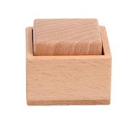 Genérico Wooden Rattle for Baby's - Interlocking Discs Montesori Wooden Baby's Toys for Training Grip,Fun Educational Toys for 0-3, Improve Hand-Eye Coordination