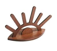 Genérico Wooden Ring Display Stand - Wood Ring Holder | Wooden Rings Organizer | Versatile Jewelry Stand, Ornament Display For Women, Wedding, Engagement, Birthday, Necklace, Rings, Exhibition