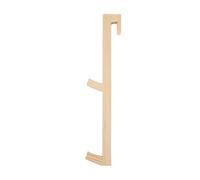 Genérico Wooden Shower Towel Hook - 11.6in 29.6cm Wood Frameless Glass Door ≤1.2cm Single/double Hook - No Drill Rustproof Moisture Resistant Towel Holder Organizer - Elegant Durable Bath Storage