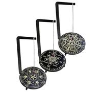 Genérico Wooden Stand, Mystic Altar Board, 7.01x12.44in Vertical Ritual Display, Smooth Handcrafted Design, Authentic Spiritual Tool for Meditation Tarot Cleansing Altar Use