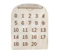 Genérico Wooden Tracing Letters and Numbers, Alphabet Learning Board, 8.86x7.09 in Motor Skills Enchancer, Educational Writing Practice, Learn to Write Activity Sheet for Preschool Kids 3+