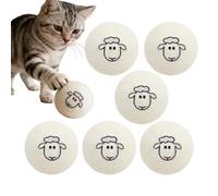 Genérico Wool Cat Toys - Quiet Wool Soft Natural Ball, Stimulating Cat Toys for Mental Stimulation Hunting Simulation Scratching Training Pet Games Home Play Travel