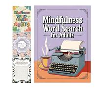 Generico Word Searches | Relaxing Searching Game for Seniors - Wordsearch Puzzle Books for Adults, Seniors Brain Stimulation Print Words Activity Game, Including 400+ Puzzles