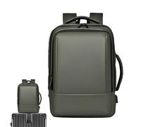 Genérico Work Backpack - Expandable Professional Notebook Bag, Large Travel Laptop Backpack Organizer, Business Carry Bag for Adults Staff Teachers Clerks Practical Functional Daily Use Accessory