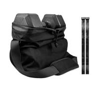 Genérico Workout Equipment Bag - Weighted Gear Travel Case, Ergonomic Adjustable Strap, Restricted Dumbbell Transport for Fitness Training Swimming Exercise, Padded Storage Duffel, Large Capacity