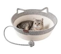 Genérico Woven Cat Bed Basket - Cotton Rope Pet House | Round Boho Nest