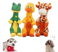 Genérico Wowpetsmart Invincible Chewanimals,Durachew Dog Toy,Durachew Invincible Chewanimals for Dogs,Wowpetsmart for Heavy Chewers,Wowpetsmart Dog Chew Toys,Wowpetsmart Dog Toys (L,Cute Group)