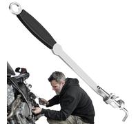 Generico Wrench Extension - Pry Bar Metal Extension | Heavy Duty Force Arm For Powerful Tightening, Hardened Steel With Matte Finish, Long Adapter, Torque Tool For Garage Or Mechanic Workshop