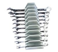 Genérico Wrench Organizer, 10-Slot Tray with Extension Case, Wrenches Holder Drawer, Automotive Tool Storage, Ideal for Truck Shop Garage Mechanic Desk Workshop, 25.4x9x6.8cm
