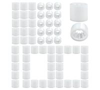 Genérico Wristband Locks - 100pc Sliding Barbed Column Buckle Clasps