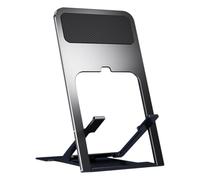Genérico Wrohto Foldable Phone Stand Holder, Adjustable Desktop Cradle Dock with Non-Slip Base, Multi-Angle Portable ABS Tablet and Smartphone Holder with Heat Dissipation Design for All Devices