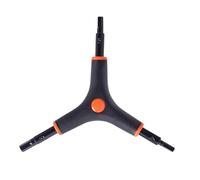 Genérico Y Shape Hex Tool - Steel Hexagon Wrench, Triple Head Design, Non-Slip Grip Accessory, Hex Key Kit, Compact Hand Tool | Efficient Maintenance Gear, Mechanical Repair Supplies for Workshop