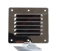 Genérico Yacht Air - No Loosening Rustproof Cover Ventilator | Marine Boat | Boat Air Intake Marine Louver Cabin Ventilation Hatch For Boats RVs Wall Engine Outdoor Fishing Sports