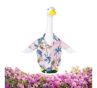 Genérico Yard Goose Outfits - Statue Summer Decor Outfits - Goose Statue Clothing,for Christmas Easter Party Garden Outdoor Backyard Lawn Balcony Porch
