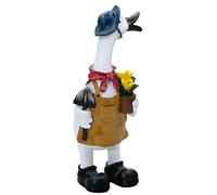 Genérico Yard Statues - Resin Realistic Cute Weather-Resistant | Duck Animal Garden Sculptures & Statues | For Porch Lawn Patio Pond Farmhouse Spring Holiday Party Birthday