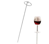 Genérico Yard Wine Glass Holder - Garden Drink Stake - Cocktail Glass Holder | for Campers Entertainers Backyard Beach Camping Picnic Park Lawn Patio Concert Music Festival