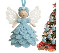 Genérico Yarn Crochet Decorations - Handcrafted Reusable Winter Ornaments, Colorful Fade Proof Textile Decor, Birthday Party Favors, Soft Holiday Accents, Premium Needlework Kit | For Girls