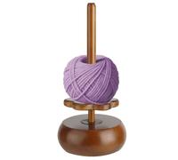Generico Yarn Holder - Magnetic Wood Yarn Ball Winder | Crochet Spinner for Smooth Tangle-Free Crafting | Portable Crocheting Accessories for Handcraft Activities, Art Class, Home, Travel Women,