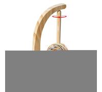 Generico Yarn Spindle - Yarn Ball Holder | Yarn Holder for Knitting And Crocheting, Rotating Yarn Holder, Wooden Yarn Rack for Crocheting And Knitting Tool - Knitting Tool