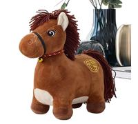 Genérico Year Horse Plush - Festival Mascot Toy, 22cm Auspicious Stuffed Figure for Celebration, Fortunate Decor with Soft Design, Home Accent, Nursery Companion for Sofa and Bedside