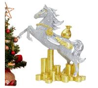 Generico Year Mascot - Material de resina, 38 cm Size, Figuritas, Prosperity Symbolism | Traditional Artistry, Lunar Collectible, Cultural Ornament For Cabinet Display, Dining Table Decor