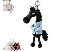 Genérico Year of The Horse Lucky Mascot - New Year Good Luck 2026, Soft Horse Plush Pendant for Backpack Purse and Bag, Key (1PCS-J)
