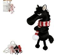 Genérico Year of The Horse Lucky Mascot - New Year Good Luck 2026, Soft Horse Plush Pendant for Backpack Purse and Bag, Key (1PCS-A)