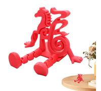 Genérico Year of The Horse Table Decorations - 3D Horse Year Auspicious Decor - CFestive Atmosphere Desktop Ornaments | For Home Party Holiday Shelf Mantel Entryway TV Cabinet Bedside Table Bedroom