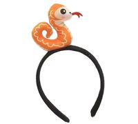 Genérico Year of the Snake Headband, Creative Animal Plush Hairband, New Year's Eve Photo Props, Festive and Fun Hair Accessories for Celebrations, 6.3x4.72x1.18 Inches