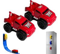 Genérico Yearpilrim Magnetic Wall Climbing Toy Car, Cars That Drive on Walls & Ceiling, Pull-Back Inertial Climbing Toys Car (Red*2)