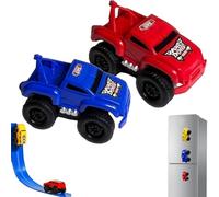 Genérico Yearpilrim Magnetic Wall Climbing Toy Car, Cars That Drive on Walls & Ceiling, Pull-Back Inertial Climbing Toys Car (Blue+Red)