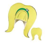 Genérico Yellow Foaм Hat, Ûnique Yelloŵ Foam Cartoon Wig And Halloween Costume Party Prop, High-Visibility Stage Performance Headwear For All Ages, Long-tail Breathable And Lightweight Co