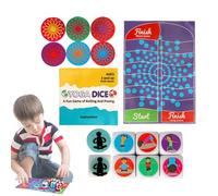 Genérico Yoga Accessories Dice, Family Fitness Dice, Beginner Ejercise Dices, Kids Workout Dice 4,41 x 3,82 x 1,06 pulgadas for Kids, Family, Friends, Home, Beginner, Acción de Gracias, Navidad, Año