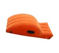 Genérico Yoga Chair Lounge, Inflatable Pilates Couch, Foldable Exercise Support Sofa, Soft Flocking & Durable PVC Build, Lightweight & Comfortable Design, Travel Home Workout Relaxation