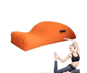 Genérico Yoga Chair Lounge, Pilates Stretching Chair, plegable Ejercicio Soporte Sofa, 37,8 x 15,75 pulgadas, diseño ligero, salón de entrenamiento inflable para viajes, hogar, Pilate Workouts