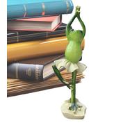 Genérico Yoga Frog Statue - 7.09in Outdoor Resin Garden Figurine for Patio, Lawn, or Pathway Decoration, Collectible Animal Sculpture for Home and Yard, Peaceful Zen-Inspired Green Ornament,